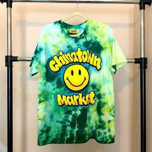 Chinatown Market Tie Dye Smiley Tee - NWT - Large